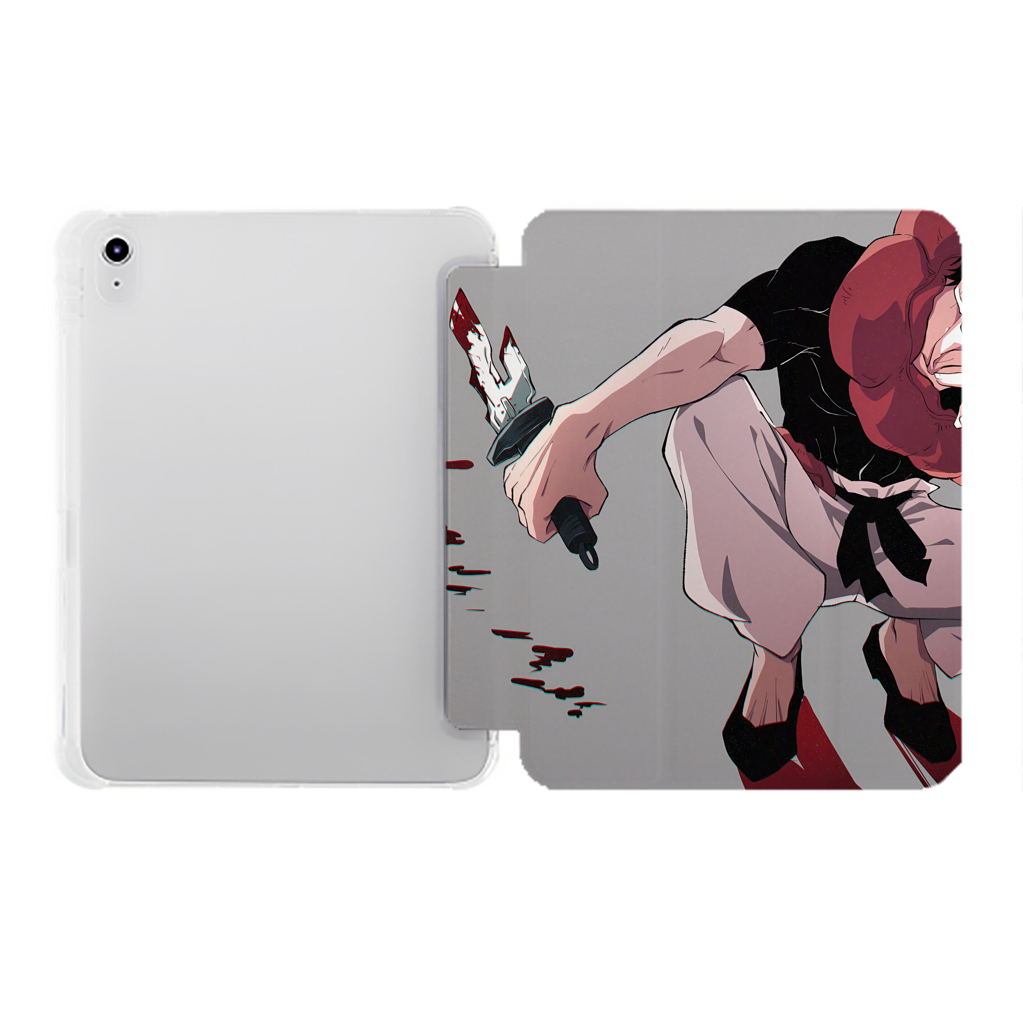 （画像用） SPY×FAMILY间谍家家酒 IPad ケース ペン収納付き 三つ折りスタンド PUレザー×シリコン 対応機種9.5/10.5/10.9インチ